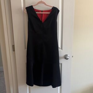 Chic Black Sleeveless Midi Dress
